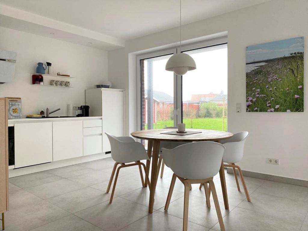 Ferienwohnung Hein Am Nordseedeich Butjadingen Eksteriør billede