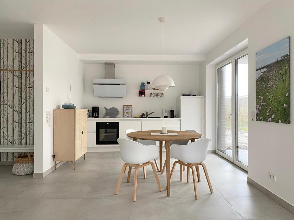 Ferienwohnung Hein Am Nordseedeich Butjadingen Eksteriør billede