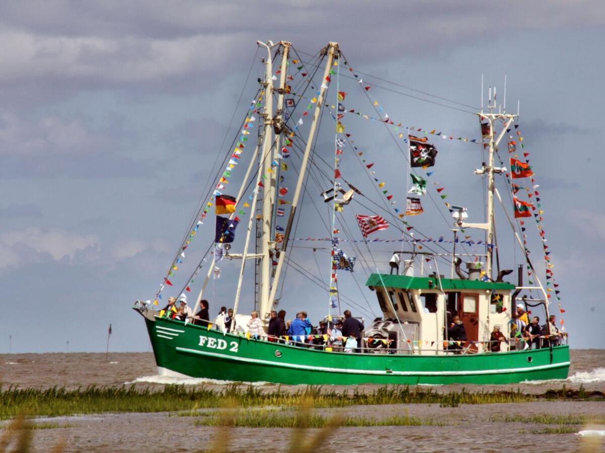 Ferienwohnung Hein Am Nordseedeich Butjadingen Eksteriør billede